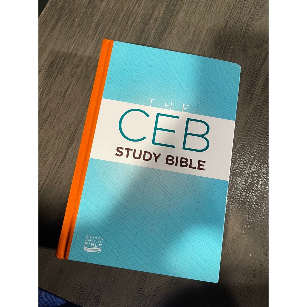 Common English Bible Blue CEB Study Bible Hardcover National Geo